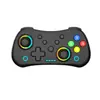 Mando inalámbrico Bluetooth SwitchPro para NS, mando izquierdo y derecho, RGB con luz, minimando pequeño