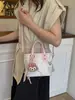 Bolsa Saco de Cor Contrastante de Nicho Transfronteiriça para Mulheres 2025 Nova Versátil Tendência Bolsa de Mão para Trabalho Simples Bolsa de Ombro Transversal