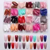 576 Peças de Adesivos de Manicure Multicor Estilo Simples Ins, Tamanhos Médio, Curto e Longo, Unhas Wearable Doces e Cool, Sexy, Unhas Postiças Pura Feita à Mão