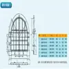 Mineração MFBX3.5*3.05 Mina de Carvão Poço de Vento Inclinado Porta à Prova de Explosão Estrutura Simples Adaptabilidade Porta de Poço de Vento Inclinado