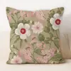 Fundas de Almohada, Fundas Lumbares de Lino, Fundas para Cojines, Fundas para Cojines Decorativos Serie Floral de Lujo Sencillo y Elegante, Venta al por Mayor, Vintage