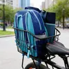 Canasta Trasera para Bicicleta, Canasta Trasera para Bicicleta de Montaña, Canasta Trasera Plegable para Bicicleta, Canasta para Verduras, Canasta tipo Mochila para Estudiantes para Ciclismo