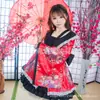 Fantasia Cosplay de Roupa de Empregada, Roupa para Dança Caseira e Estilo, Traje de Performance para Florista, Kimono Modificado