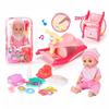 Muñeca transfronteriza Muñeca de vinilo Traje de cuatro voces Muñeca de orina Niña Regalo de cumpleaños Cuna de baño Botella