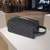 Bolso de Mano Transfronterizo para Hombre Nuevo, Neceser de Gran Capacidad, Bolsa de Almacenamiento Repelente al Agua, Neceser Casual Estampado Simulado