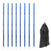 Palo de Señalización para Entrenamiento de Fútbol Palo de Bandera de Esquina Se Puede Empalmar en el Suelo y Envolver Alrededor del Palo de Fitness para Correr en Forma de Serpiente Conjunto de Postes Obstáculo para Entrenamiento de Agilidad
