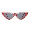 Óculos triangulares moda retrô óculos de sol exagerados com strass estilo gatinho óculos de sol com strass estilo gatinho transfronteiriços moda europeia e americana