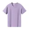 Camiseta de Algodón Puro para Hombre, Camisa Cultural de Cuello Redondo, Uniforme Escolar, Uniforme de Trabajo, Uniforme de Grupo, Sudadera de Color Sólido, Camiseta de Manga Corta de 180 g con Estampado de Logo