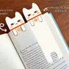 30 Serie de Gatos de Dibujos Animados Manual Sencillo Material Creativo Literario Lectura Ins Papel Marcador DIY