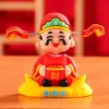 Figurita de dibujos animados del Dios de la Riqueza, un lindo y pequeño adorno para escritorios de oficina, interiores de automóviles y como pieza decorativa
