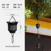Corrente de Chuva Roxa para Exterior Calha de Pátio Chinês Trava de Beiral Corrente Guia de Água Calha de Templo Calha de Drenagem Corrente de Chuva Outro
