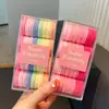 Liga de Goma para Niños, Liga de Goma Duradera y Altamente Elástica, Diadema Color Caramelo que No Daña el Cabello, Accesorios para el Cabello Lindos para Niñas, Liga para el Cabello