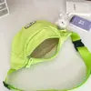 Bolsa de Peito Ins Estilo Japonês para Mulheres, Bolsa Transversal Versátil Fresca e Casual, Bolsa de Cintura Simples Estilo Harajuku para Viagem de Estudante Universitário