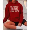 Sudadera con Slogan Impreso para Hombre y Mujer Temu Wish Artículo de Exportación Transfronteriza de Amazon