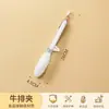 Espátula de Silicona con Doble Mango para Uso en Cocina Casera, Cuchara de Cocina Antiadherente, Utensilio Espátula de Silicona para Cocina, Cuchara para Freír