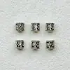 Nuevo Pulsera Popular para Transmisión en Vivo de Kuaishou Accesorios de Pulsera Venta al por Mayor DIY Patrón Giratorio Recortado Cuentas Joyería de Plata Tailandesa