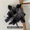 Goma para el pelo con lazo tejido estilo coreano para mujer, Cuerda para moño retro de otoño e invierno, Goma para el pelo, Cinta para el pelo, Accesorio para el pelo