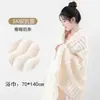 Novo conjunto de toalha de banho e touca para secar o cabelo em cores de doce para adultos, mais absorvente, respirável e confortável que o algodão puro