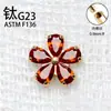 Brincos de Pétala em Liga de Titânio G23 Studs de Osso da Orelha com Rosca Interna de Titânio F136 Studs de Lóbulo da Orelha Studs de Lábio Studs Cocleares Joias para Piercing