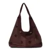 Bolsa Tote de Grande Capacidade para o Dia a Dia Feminina 2026 Outono Nova High-End Fashionável Chique Nicho Bolsa de Ombro Único