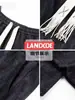 Pantalones Sucios a Cuadros de Comercio Exterior Transfronterizo para Hombre 2025 Nuevos Pantalones Rectos Sueltos Ropa Deportiva Casual para Jóvenes
