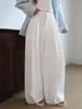 Pantalones de Traje Casual Retro Americano para Mujer Verano 2026 Deportivos Sueltos Adelgazantes Moda High Street Rectos Pantalones de Trabajo