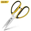 Tijeras de Acero Inoxidable de Alta Resistencia Deli Tools Dl358007 Multifuncionales Grandes para Oficina y Hogar Sastrería 78