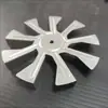 Nuevo Ventilador de Micro Motor de 100 mm Hoja de Ventilador Placa Galvanizada Hoja de Ventilador de Horno de Microondas Freidora de Aire Ventilador de Horno Accesorios Eléctricos