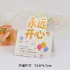Día del Maestro Tarjeta de Felicitación Floral 3D Tarjeta de Mensaje Tarjeta de Bendición Regalo de San Valentín Decoración Tarjeta Pequeña Venta al por Mayor
