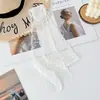 Nuevo Pañuelo Largo de Seda con Encaje Estilo Coreano, Versátil para Verano, Cinturón Super Hada, Cinta, Sensación de Alta Gama, Goma para el Cabello Multifuncional