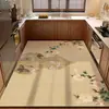 Alfombrilla de cocina estilo vintage, antideslizante y resistente al aceite, lavable y de fácil limpieza de tierra de diatomeas, absorbente de agua, impermeable, de cobertura completa, alfombra resistente a la suciedad