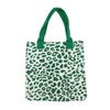 2024 Nuevo Bolso Tote con Estampado de Leopardo Bolso Tejido Moda Retro Bolso de Hombro Gran Capacidad Bolso Tote para Ir al Trabajo para Mujer Transfronterizo