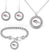 Comercio Exterior Popular Nfl Equipo de Fútbol Americano Oso Collar Pulsera Pendiente Conjunto Combinado