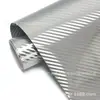 Nueva película autoadhesiva de textura de fibra de carbono PET, película para cambio de color de coche resistente a arañazos y al desgaste, película decorativa 3D A18