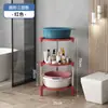 Suporte de lavatório de piso para uso doméstico em áreas rurais, resistente e durável, tubo de suporte de aço inoxidável, suporte para lavatório, de piso