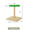 Juguete para loro Soporte de Madera Maciza Percha Columpio Parque de Juegos Soporte para Cacatúa Soporte para Periquito Pájaro Pequeño Soporte para Patas de Percha De Pie en el Suelo