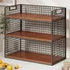 Estante de almacenamiento de escritorio, estante de bocadillos para encimera de mesa de cocina, caja de almacenamiento, estante organizador de varias capas, portadulces de té, portavasos para mesa de centro