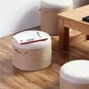 Taburete pequeño para niños, taburete bajo para el hogar, taburete para sofá, banco para sala de estar, taburete redondo de madera maciza antigua, taburete de estilo chino, taburete para cambiar zapatos.