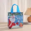 Nueva Bolsa de Regalo de Navidad Bolsa No Tejida Bolsa con Estampado de Alce Bolsa de Regalo de Navidad Bolsa de Hombro para Cumpleaños