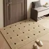 Esterillas de Piso Sencillas de Lino Transfronterizas, Absorbentes de Agua, Secado Rápido, Esterillas Antideslizantes, Esterillas para el Piso de la Entrada, Alfombras para la Puerta de Entrada, Venta al por Mayor