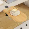 Placa de Extensión para Escritorio Soporte Plegable de Brazo Herramienta de Expansión para Escritorio de Oficina Placa de Extensión para Escritorio Bandeja para Teclado