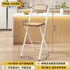 Taburete de Bar Plegable con Respaldo para Adultos Taburete Alto para Estar Sentado Mucho Tiempo Taburete Alto para Encimera de Cocina Taburete de Bar para Cajero