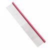 Cor pet linha pente pente teddy pente cabelo de cachorro pente grande cão nó aberto pente alumínio pente beleza produtos de limpeza