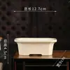 Vaso de Flores de Areia Roxa Esmaltada Yixing Atacado Retangular Criativo Decorativo para Varanda Bonsai Ses24 Vaso de Flores Suculentas