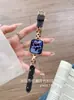 Pulseira metálica de estrela com pulseira de couro jeans adequada para Apple S11, Huawei 11, GT6, Fit4, pulseiras Xiaomi