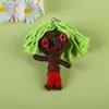 Boneco Vodu de Halloween Fio de Algodão Tricô Decoração de Atmosfera Presente Fio Boneco Múmia Vodu Estilo Americano