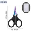 Fabricante en stock tijeras de pesca multifuncionales chapadas en titanio tijeras para línea PE tijeras para línea de pesca de cuero de plomo línea de nailon alicates Luya tijeras domésticas