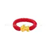 Anillo de Oro Puro 999 para Mujer, Estilo Nuevo, Anillo Trenzado de Cuerda Tejida Hecho a Mano, 24K, Venta al por Mayor para Regalos