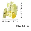Aros para Servilletas Transfronterizos Europeos y Americanos con Diseños Florales y de Gota de Agua Únicos y Exagerados, Diseño de Nicho, Portaservilletas de Moda y de Alta Gama