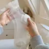 Meias de Renda Estilo Cass Ballet para Mulheres, Meias Transparentes Respiráveis de Seda de Vidro para o Verão, Meias de Cano Médio, Meias Largas Estilo Japonês
